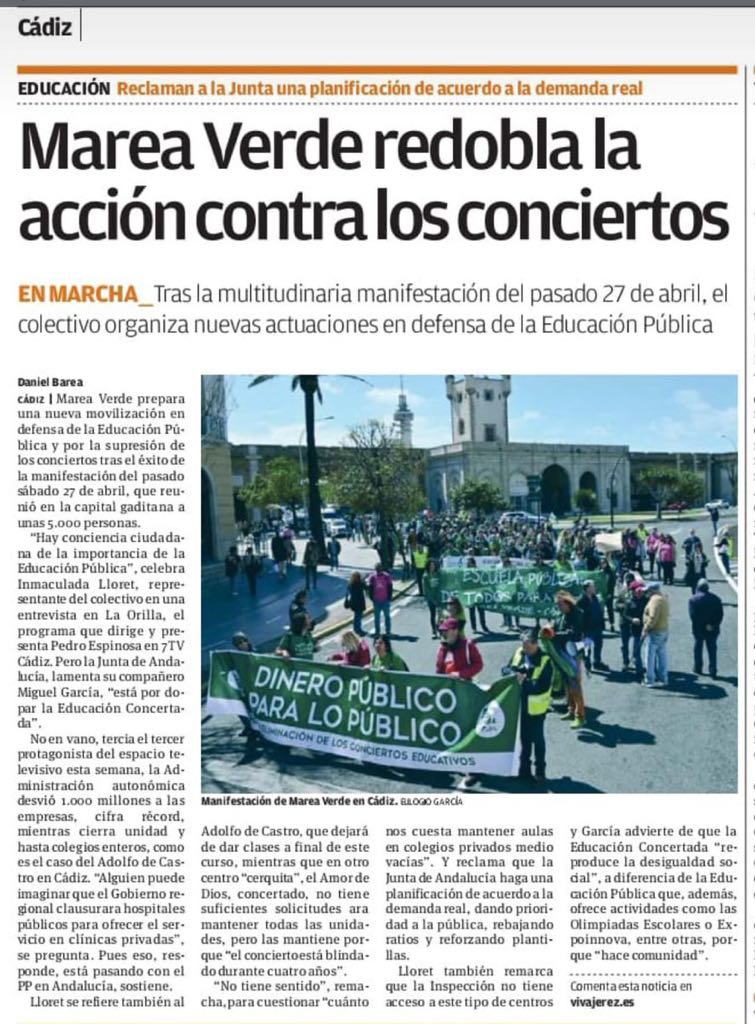 Defensa de la Educación Pública en Andalucía