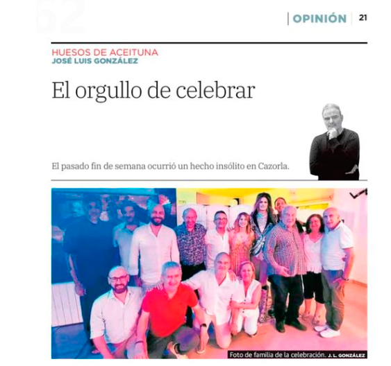 El orgullo de celebrar